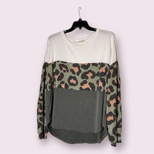 ADORA Women’s Camo Plus Size Top